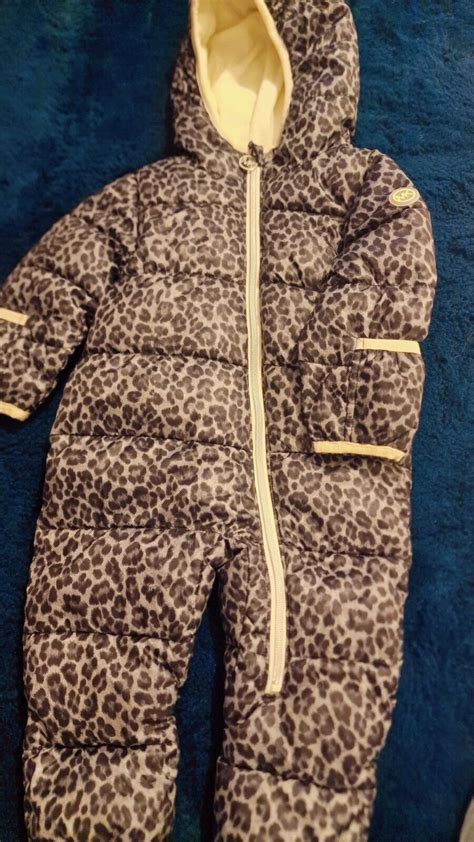 michael kors leopard baby snowsuit|Michael Kors, Baby Girls Snowsuit, 6.